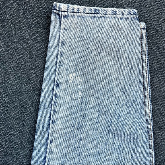 Vintage P.S Gitano Light Wash Acid Wash High Waisted Pleated Mom Jean- Size 6 - Picture 10 of 10